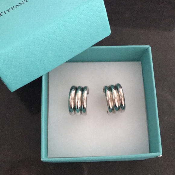 Tiffany & Co. Jewelry - Estate Tiffany and Co sterling silver vintage earrings